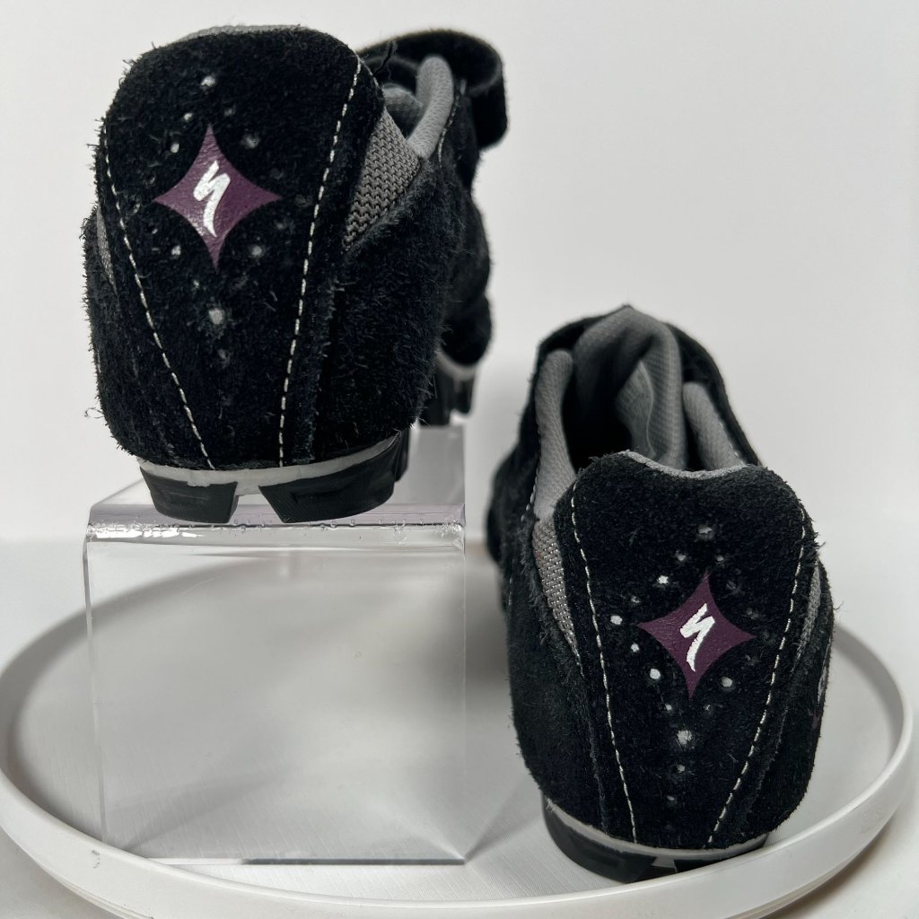 Specialized Riata Mountain Bike Cycling Spin Shoes Womens 7.5 / 38 Black Suede — image 4 of 8